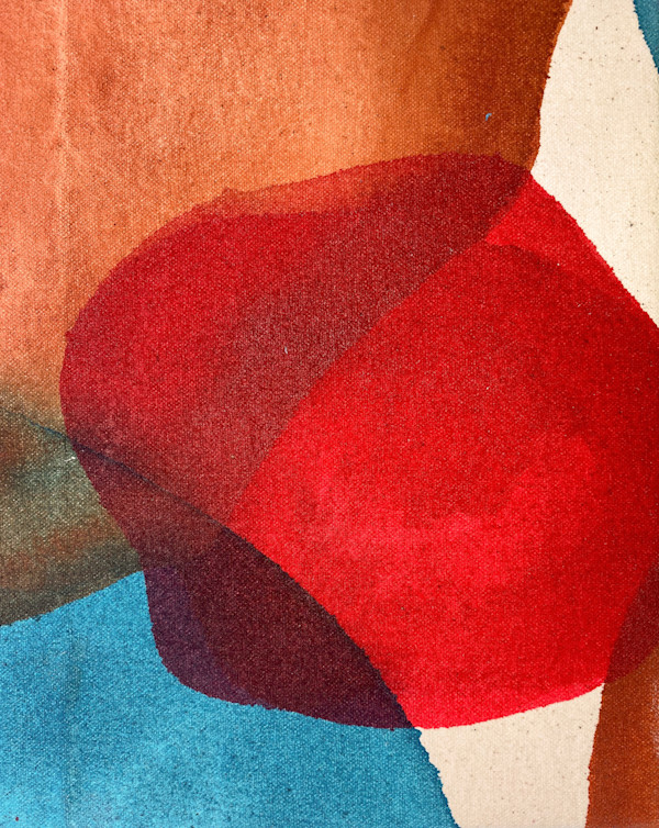 Crimson and Teal I by Margaret Fronimos