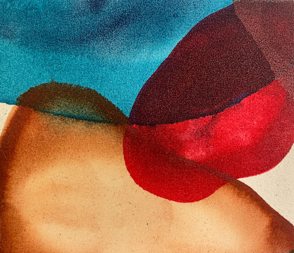 Crimson and Teal IV by Margaret Fronimos