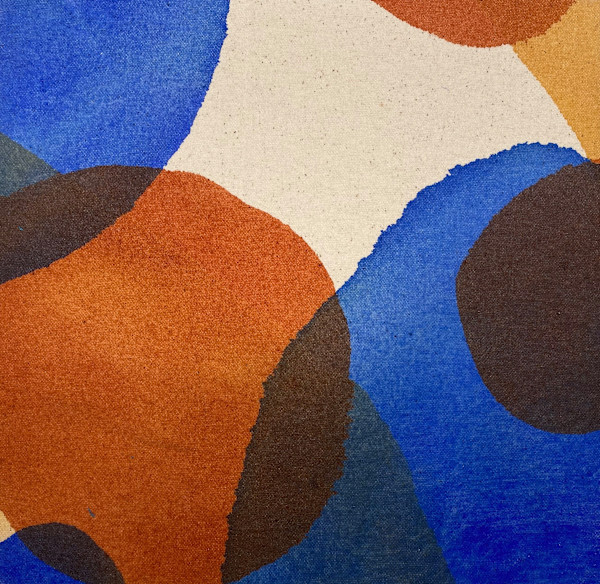 Ultramarine, Yellow Ochre, and Burnt Sienna II by Margaret Fronimos