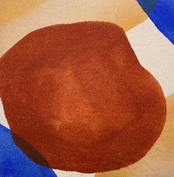 Ultramarine, Yellow Ochre, and Burnt Sienna IV by Margaret Fronimos