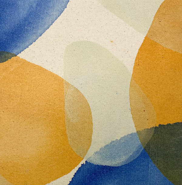 Indigo Yellow Ochre II by Margaret Fronimos