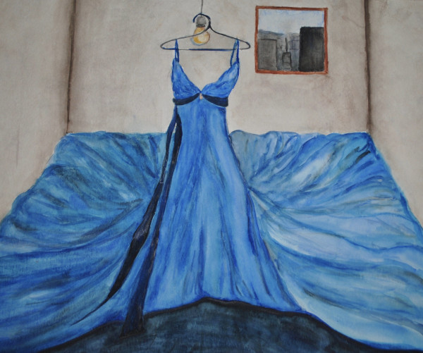 Blue Dress by Margaret Fronimos