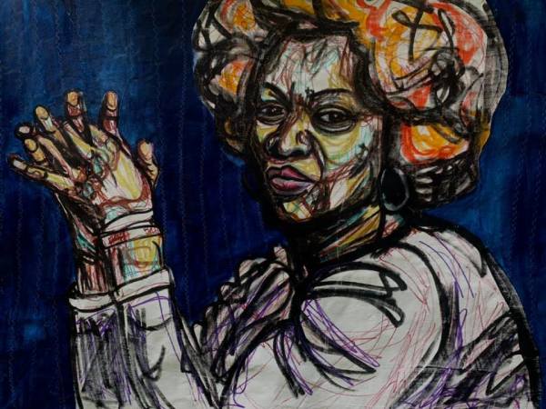 Toni Morrison by Zsudayka Nzinga