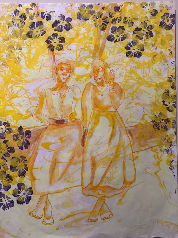 Amongst the Indigo Flowers by Zsudayka Nzinga