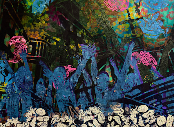 Lake Lanier (Black American Mermaids) by Zsudayka Nzinga