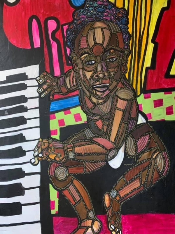 Little Piano Man by Zsudayka Nzinga