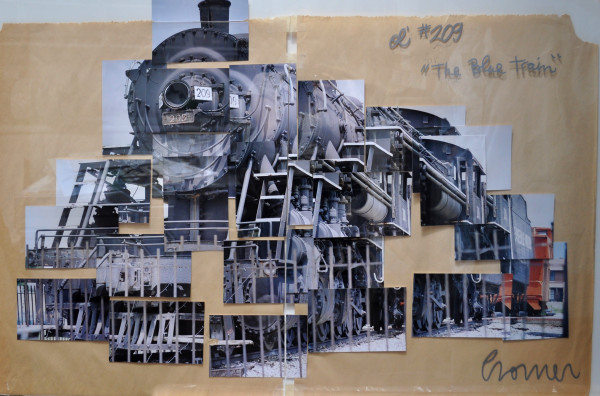 Study for 'Blue Train' by Daniel Cromer