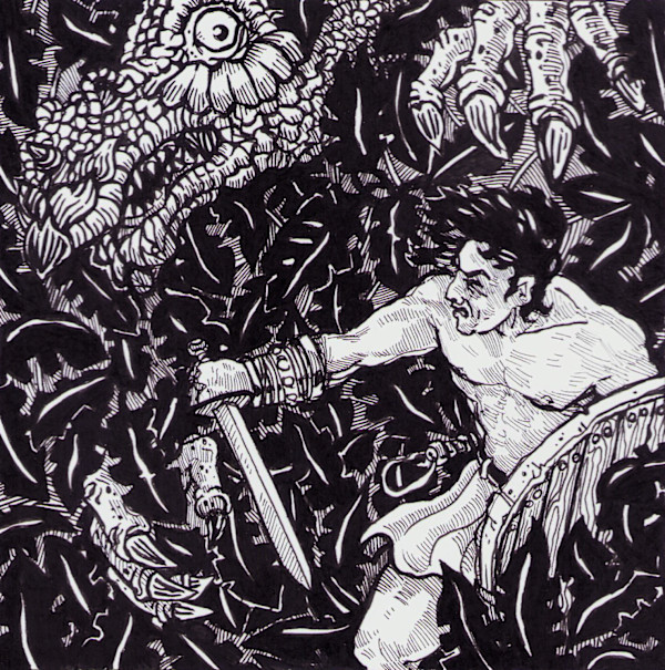 Sword & Sorcery: Krunoth's Surprise by Robert Bean, Image 1.