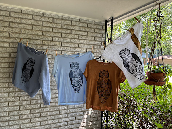Owl Print Example by Stefanie Spivak-Birndorf