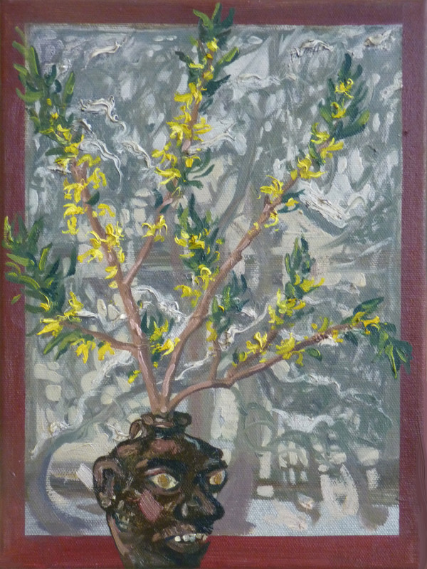 Forsythia in Winter