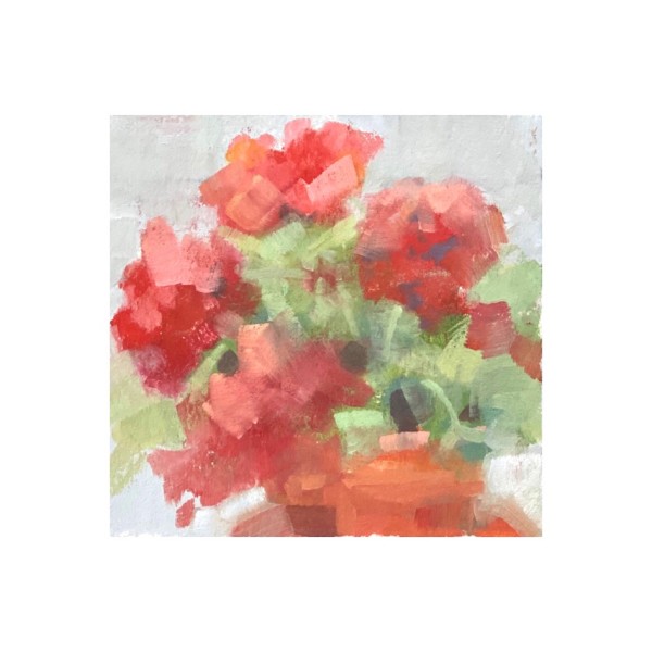 Geraniums by Laura Gould