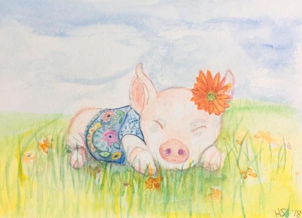 Piglet Siesta