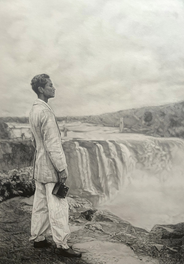 Ambrose Moses at Gokak Falls (In Loving Memory) by Maxwell Roath