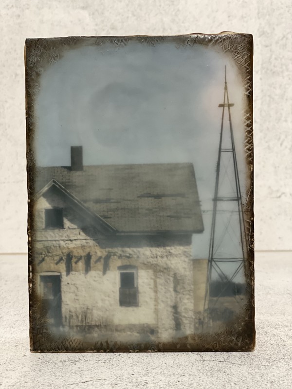 Farmhouse Abandoned by Scorpio Encaustics