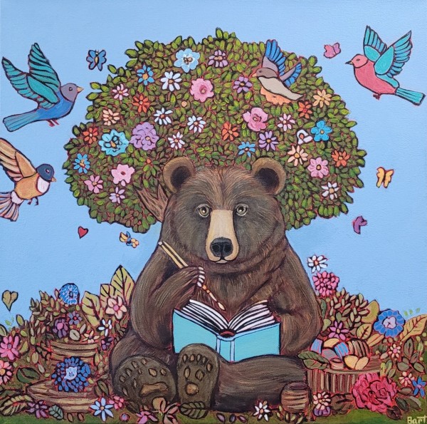 Plein Air Bear by Sylvie Bart