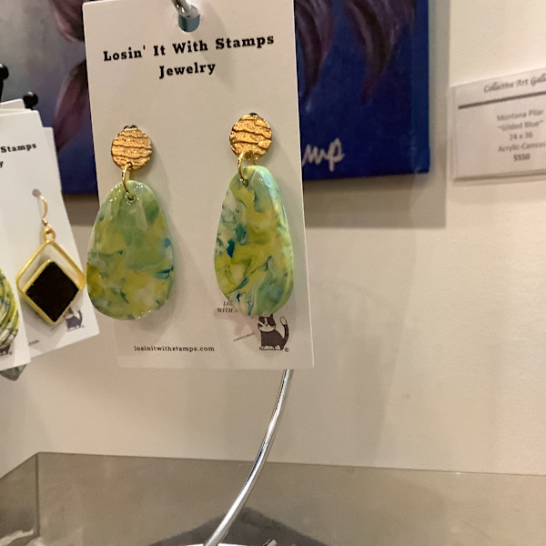 Earrings by Angelia Wilson, Image 1.