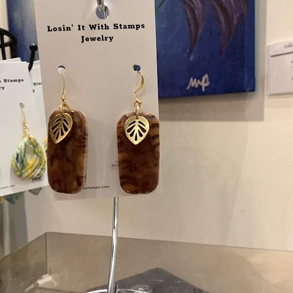 Earrings by Angelia Wilson, Image 1.