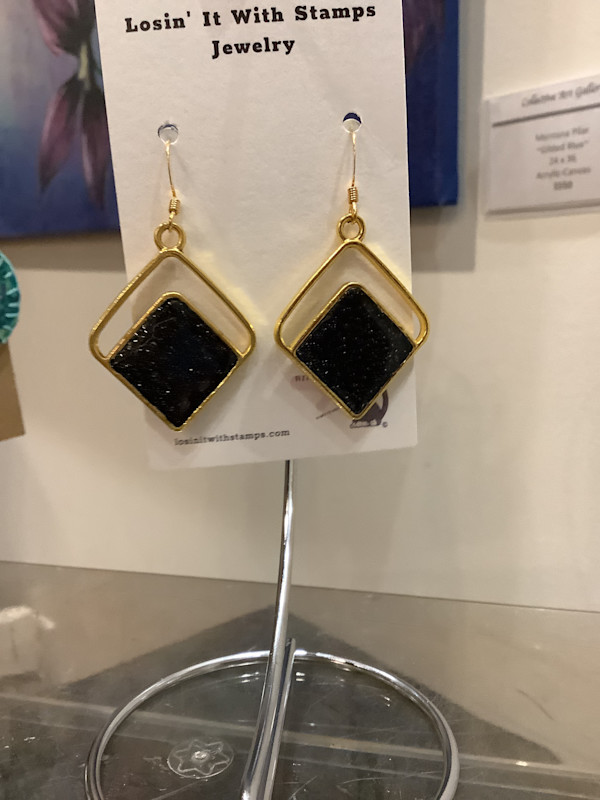 Earrings by Angelia Wilson, Image 1.