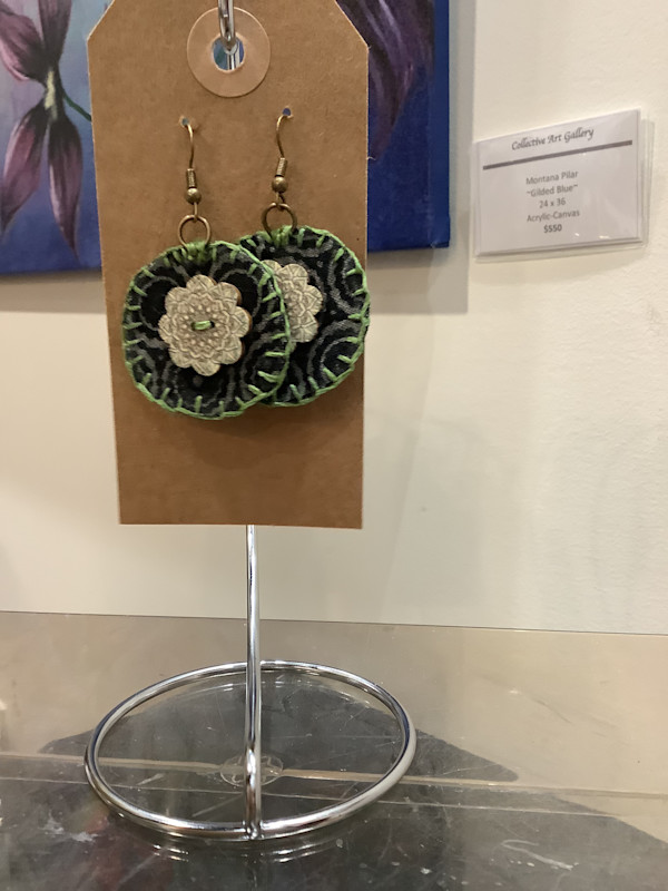 Earrings by Angelia Wilson, Image 1.