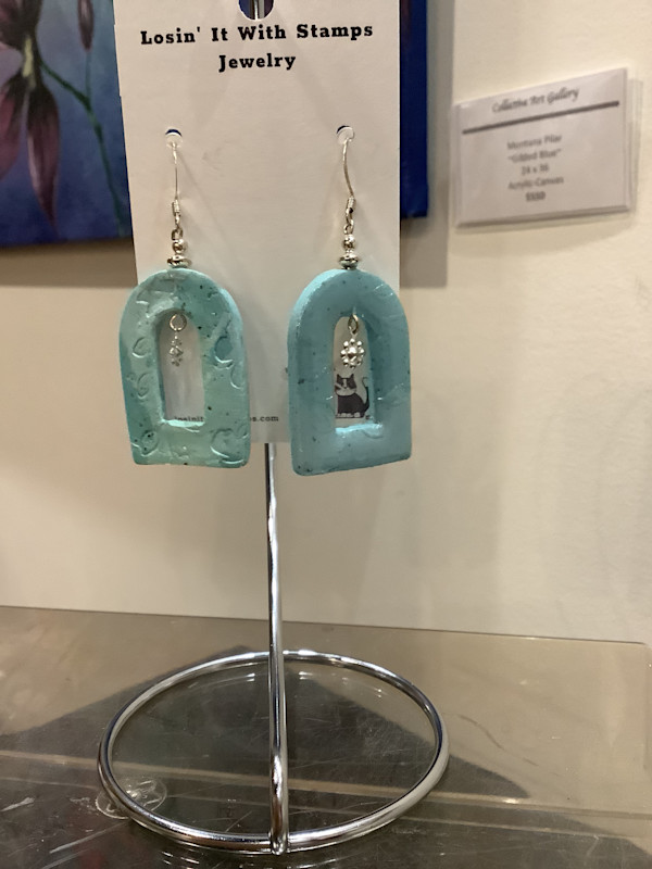 Earrings by Angelia Wilson, Image 1.