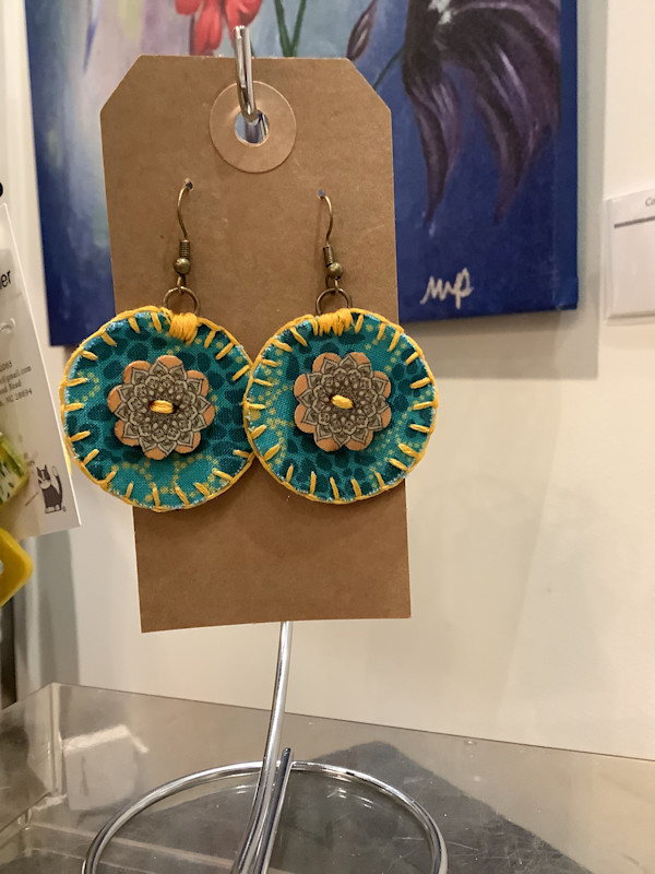 Earrings by Angelia Wilson, Image 1.