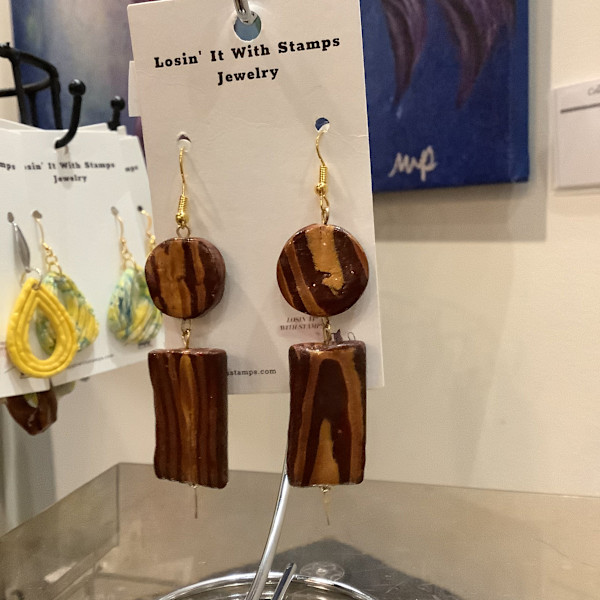 Earrings by Angelia Wilson, Image 1.