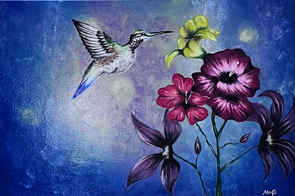 Gilded Blue by Angelia Wilson, Image 1.