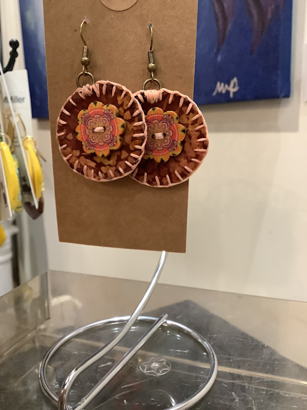 Earrings by Angelia Wilson, Image 1.
