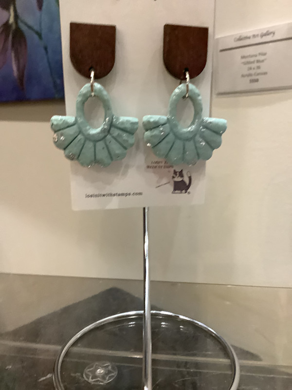 Earrings by Angelia Wilson, Image 1.