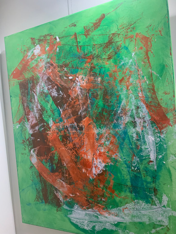 Friction in Green by Angelia Wilson, Image 1.