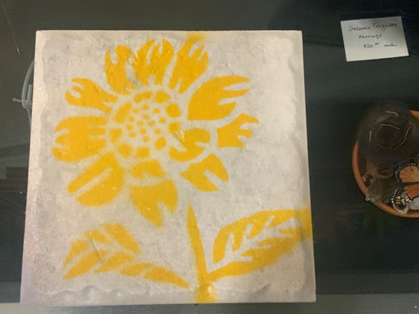 Small square trivet by Angelia Wilson, Image 1.