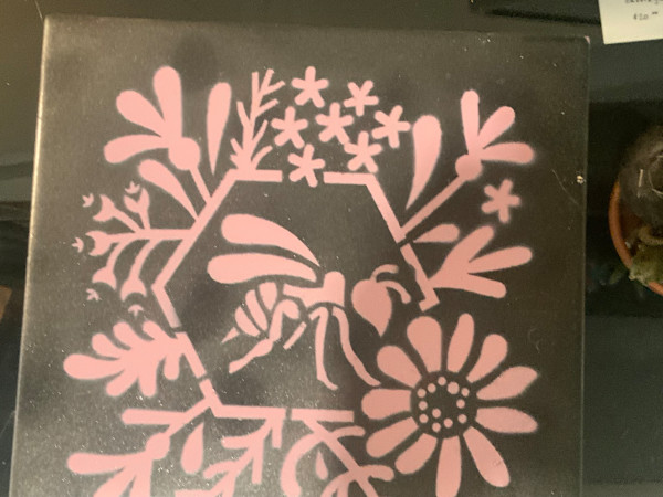 Large square trivet by Angelia Wilson, Image 1.