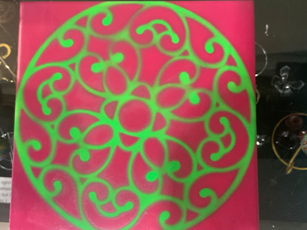 Large square trivet by Angelia Wilson, Image 1.