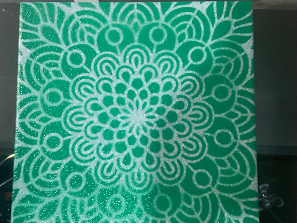 Large square trivet by Angelia Wilson, Image 1.