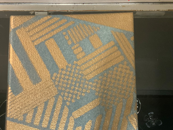 Large square trivet by Angelia Wilson, Image 1.