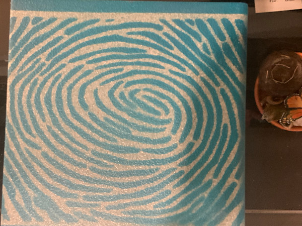 Large square trivet by Angelia Wilson, Image 1.