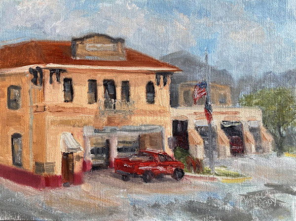 1918 Fire Station by Karla Brady