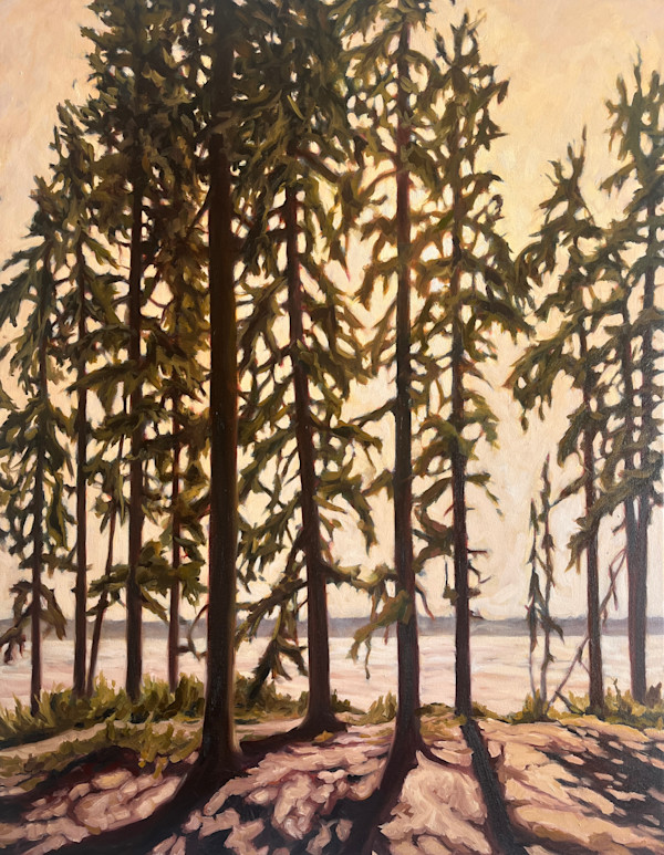 Standing Before The Yellow Sky by Amber Bryans