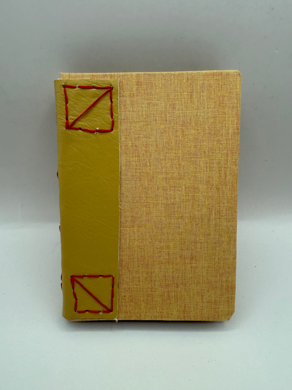 Yellow and Orange Blank Journal by Kelly K. Pontoni
