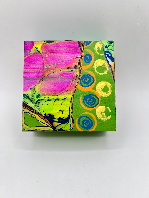 Lime + Blue by Kelly K. Pontoni