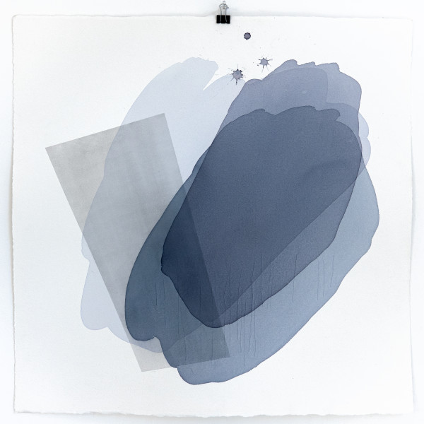 misty blue VII by Simone Christen