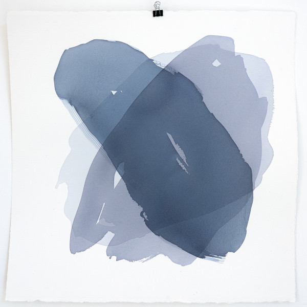 misty blue V by Simone Christen