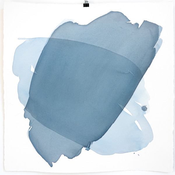 misty blue X by Simone Christen