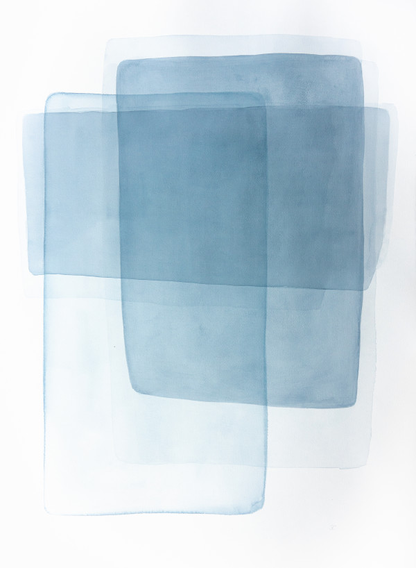 large veils in blue IV by Simone Christen