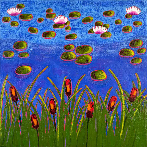 Lily Pond I by Marcia Crumley