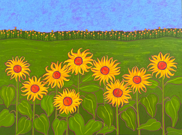 Sunflower Fields by Marcia Crumley