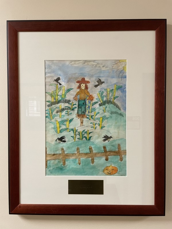 Scarecrow in Field by The Gift of Art Collection