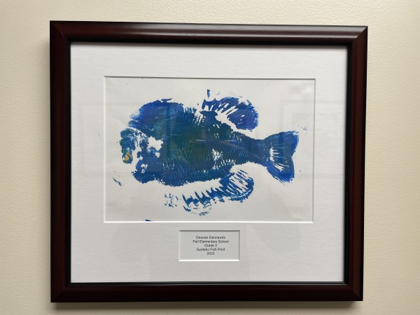 Gyotaku Fish Print by The Gift of Art Collection
