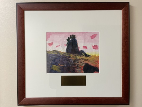 Mountain With Trees by The Gift of Art Collection