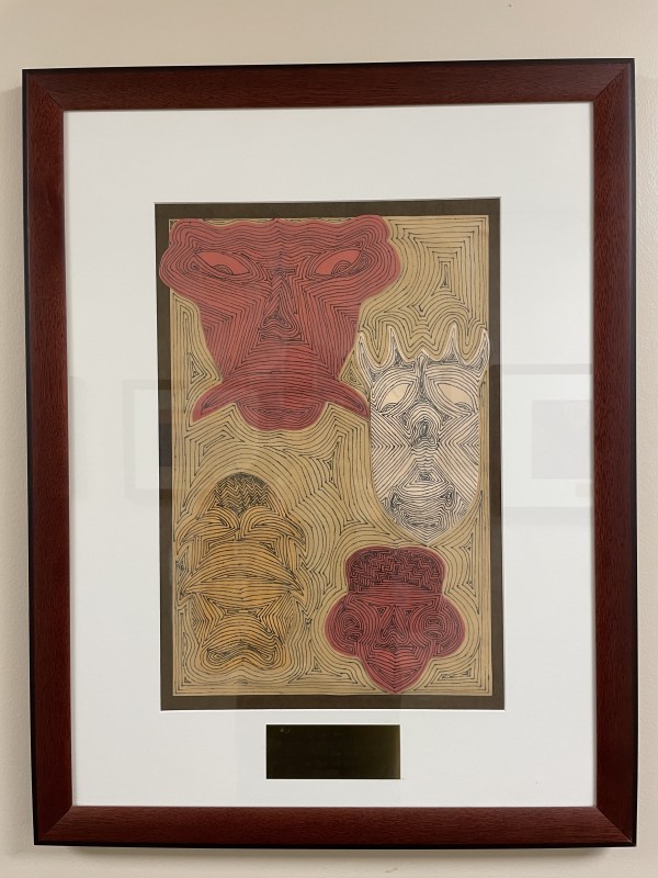 Contour Line Faces by The Gift of Art Collection